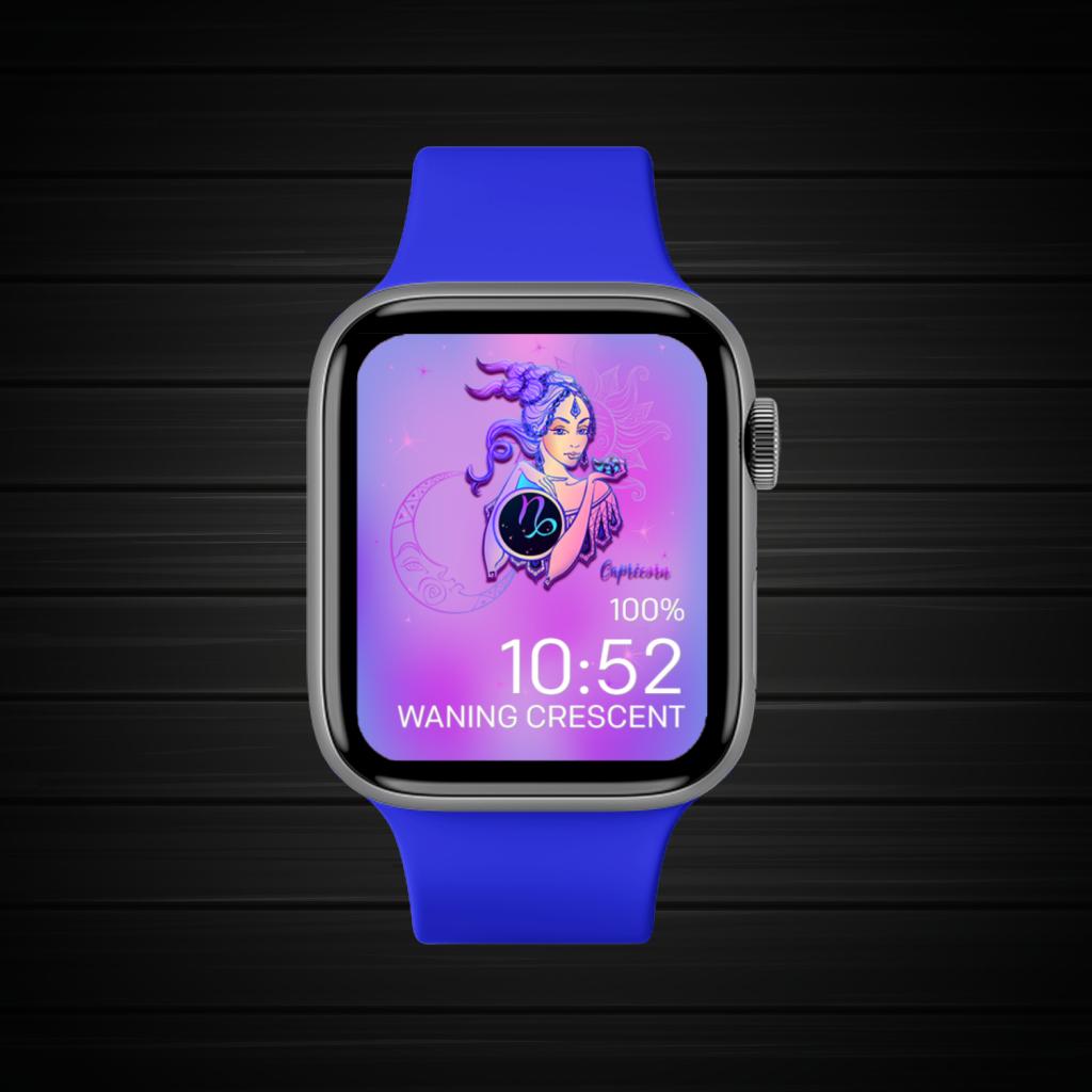 Capricorn Blue Pink Purple 