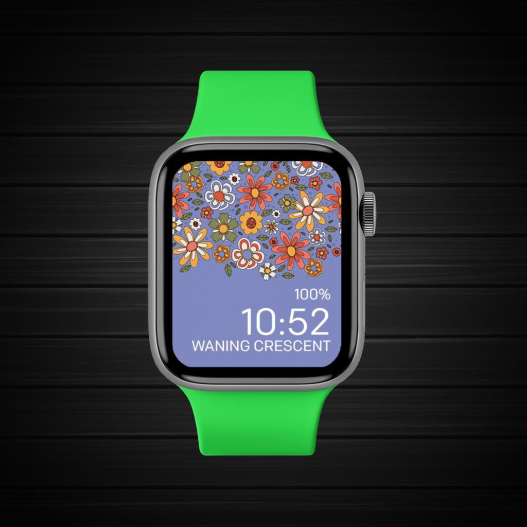 Purple Red White Orange Green 