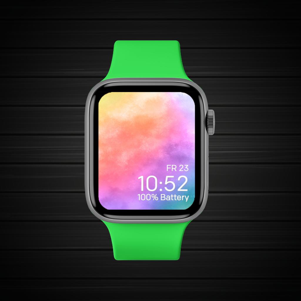 Yellow Brown Pink Green 