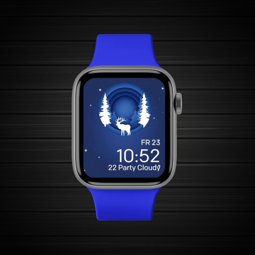 Blue Dark White Wild 