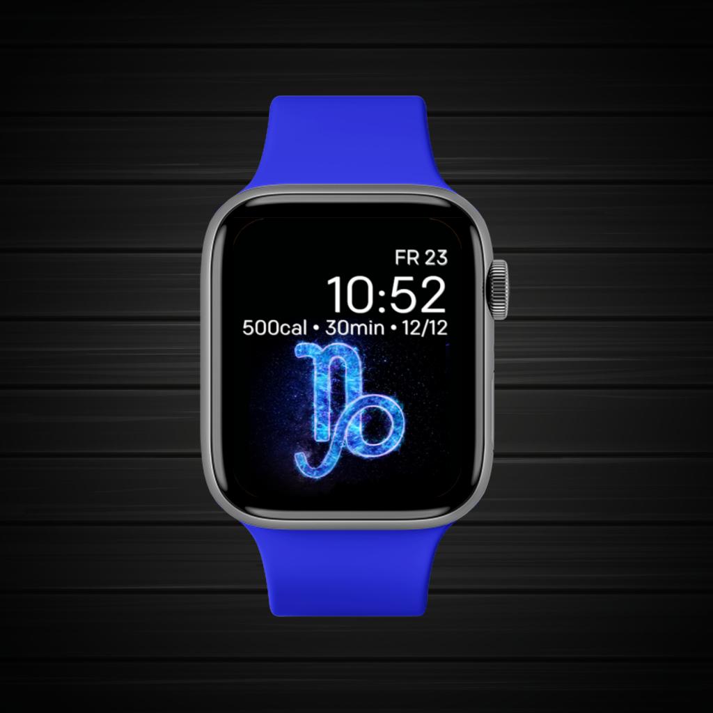 Black Blue Dark Capricorn 