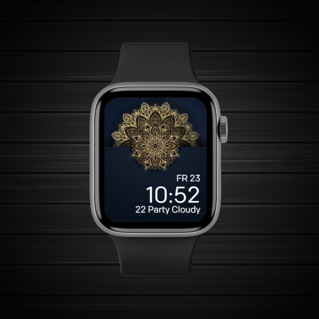 Black Brown Gold Dark 