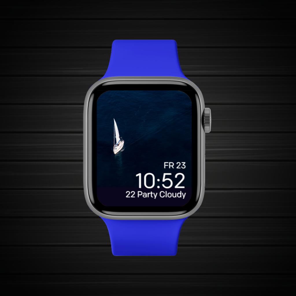 Dark Blue Black White 