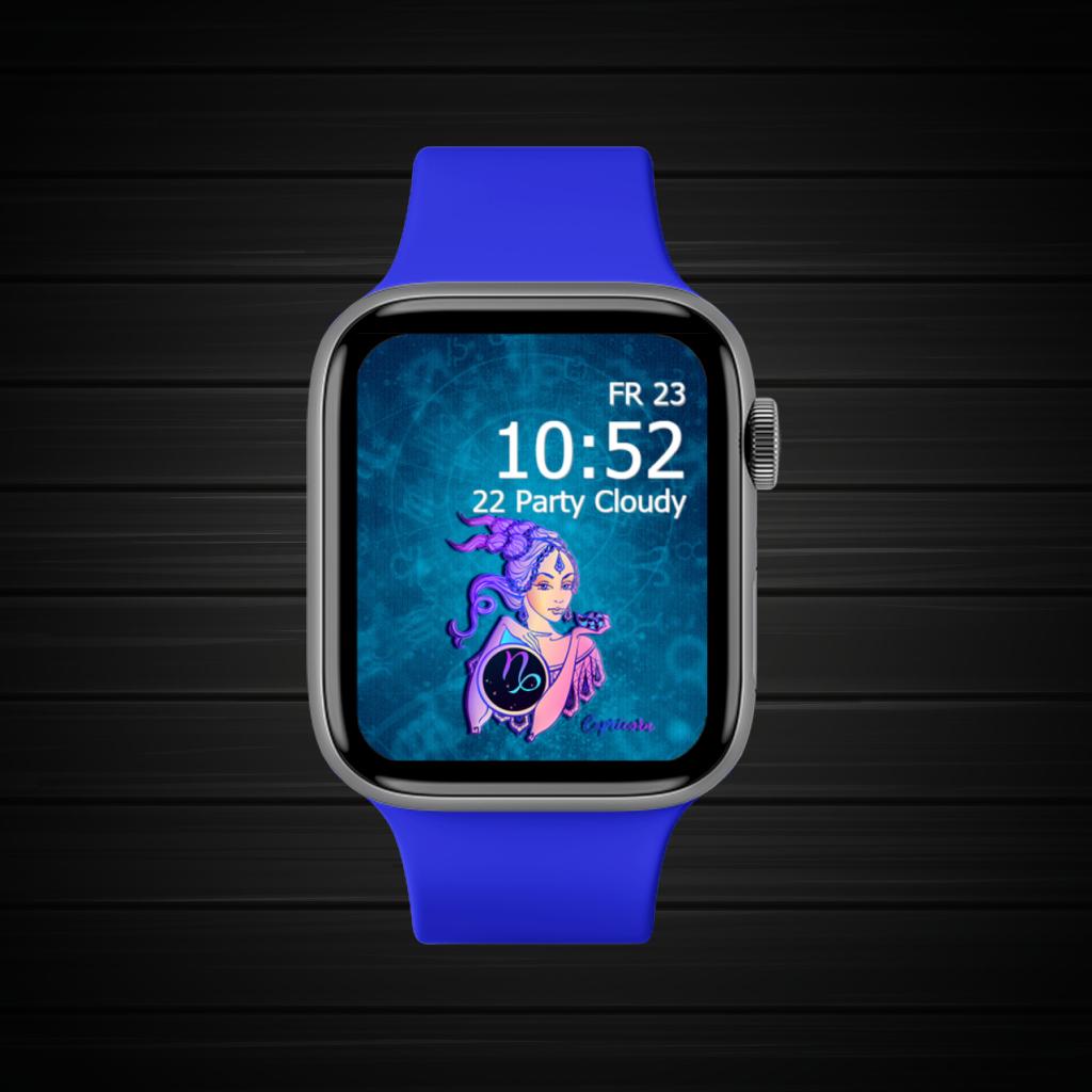 Blue Purple Capricorn 