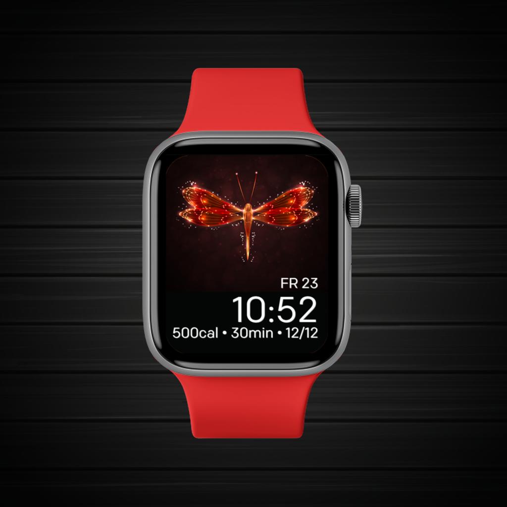 Black Orange Red Dark 