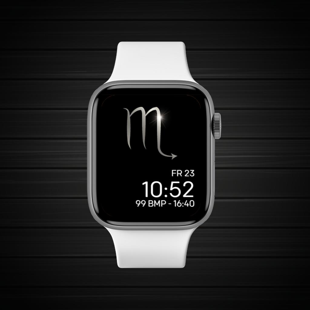 Black Dark White Scorpio 