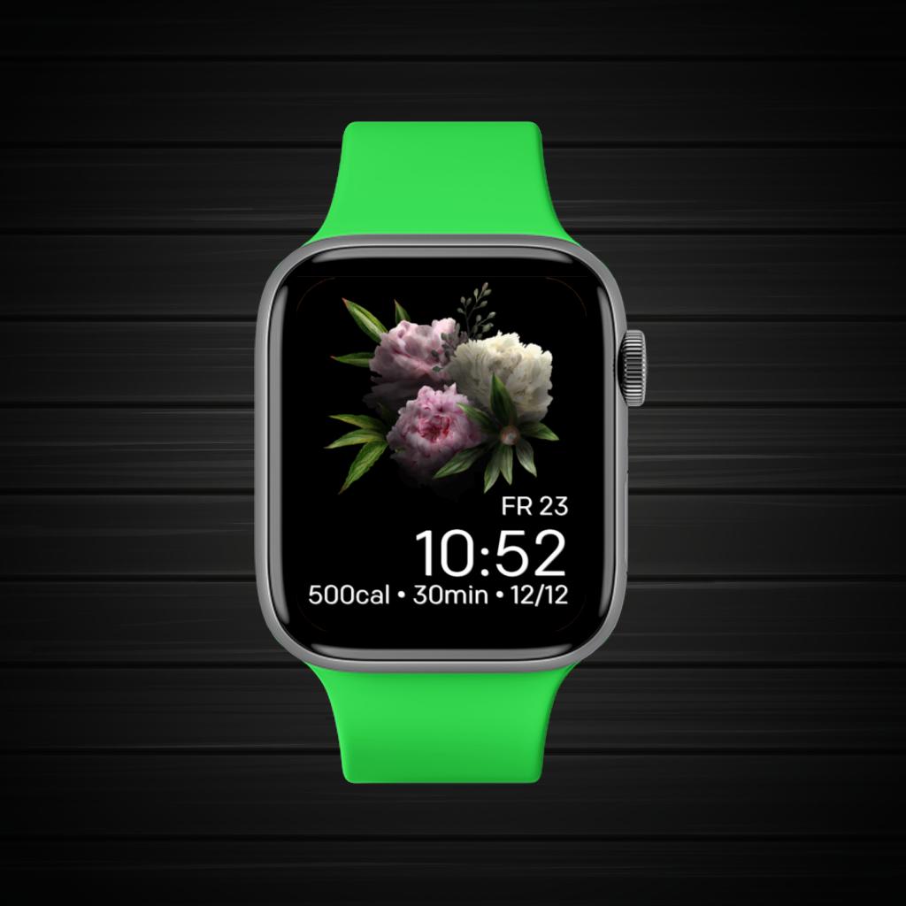 Black White Green Pink Dark 