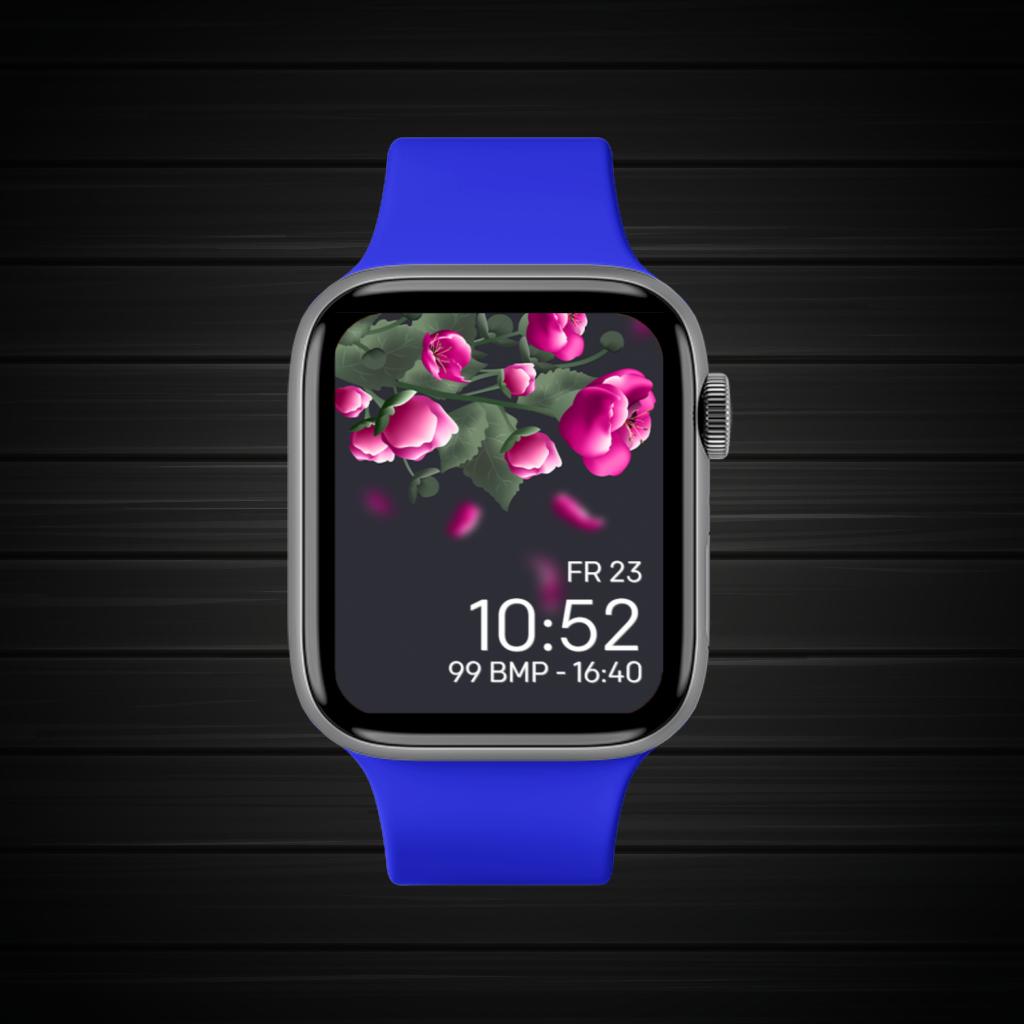 Gray Blue Pink Red Dark 