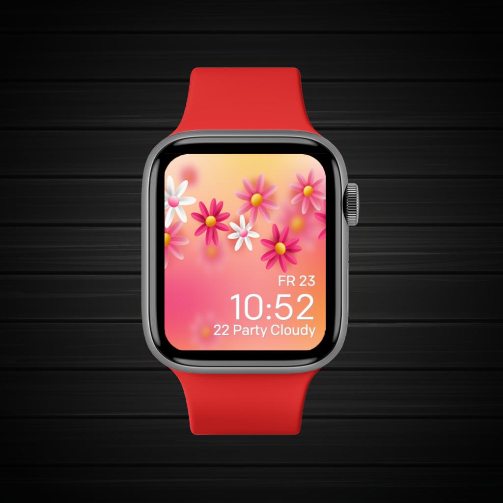 Red Pink Light White 