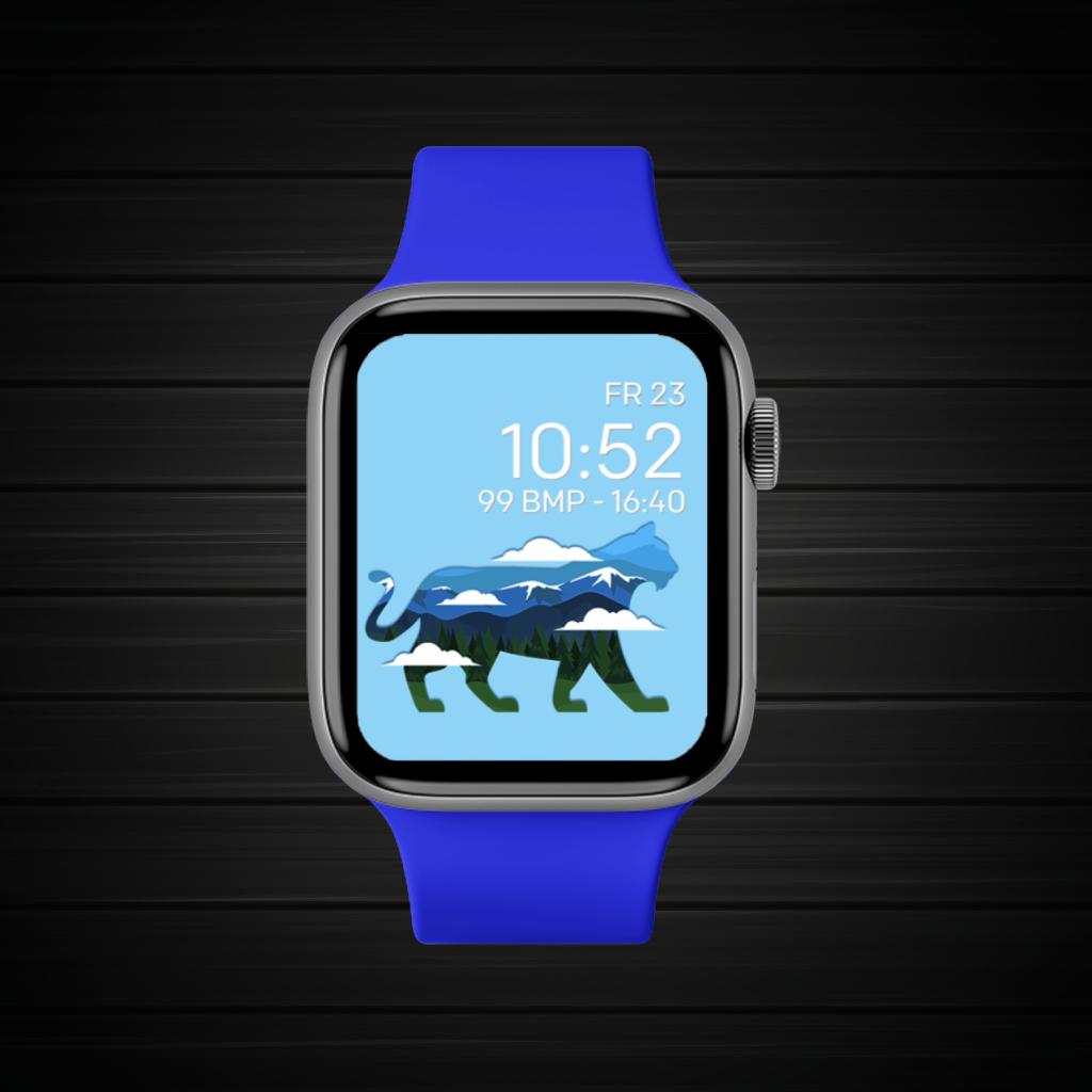 Blue Green White Wild 