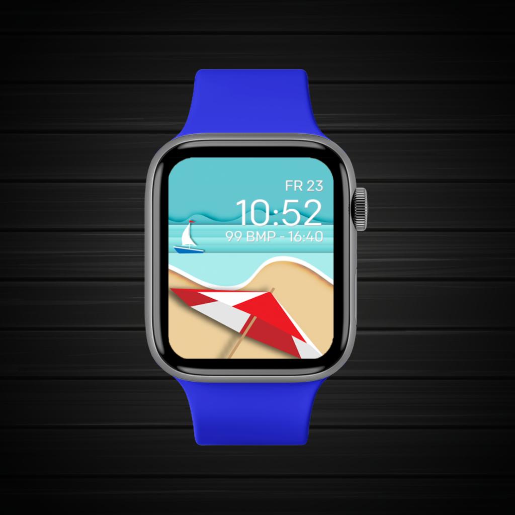 Blue Brown Red White 