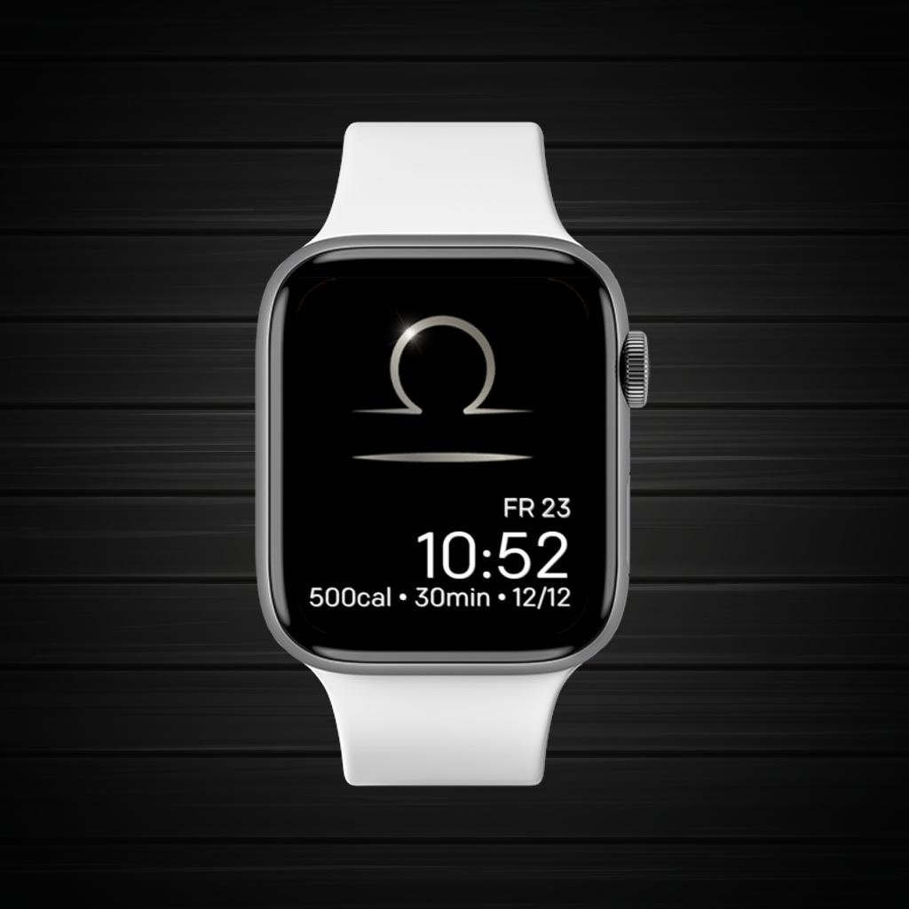 Black Dark White Libra 