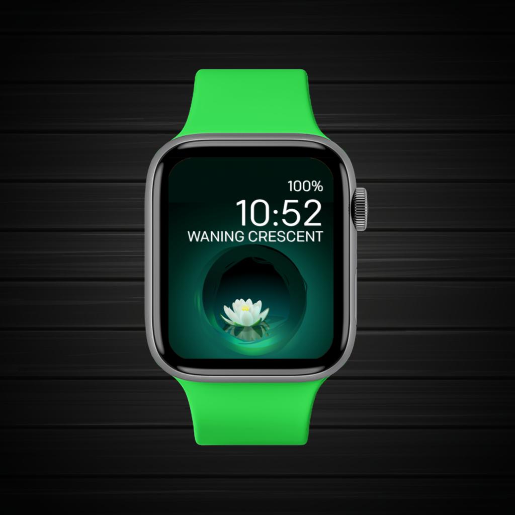 Black Dark Green White 