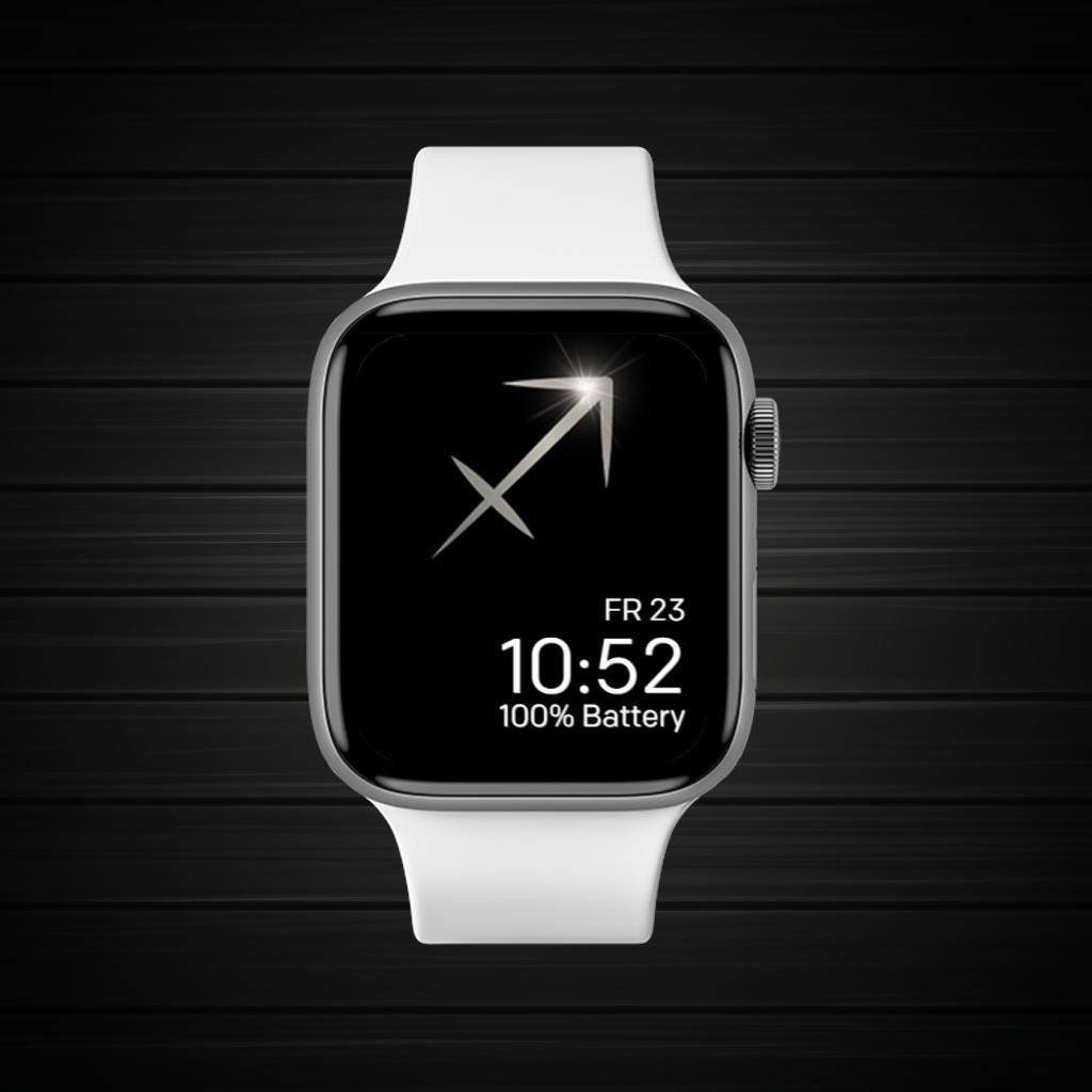 Black Dark White Sagittarius 