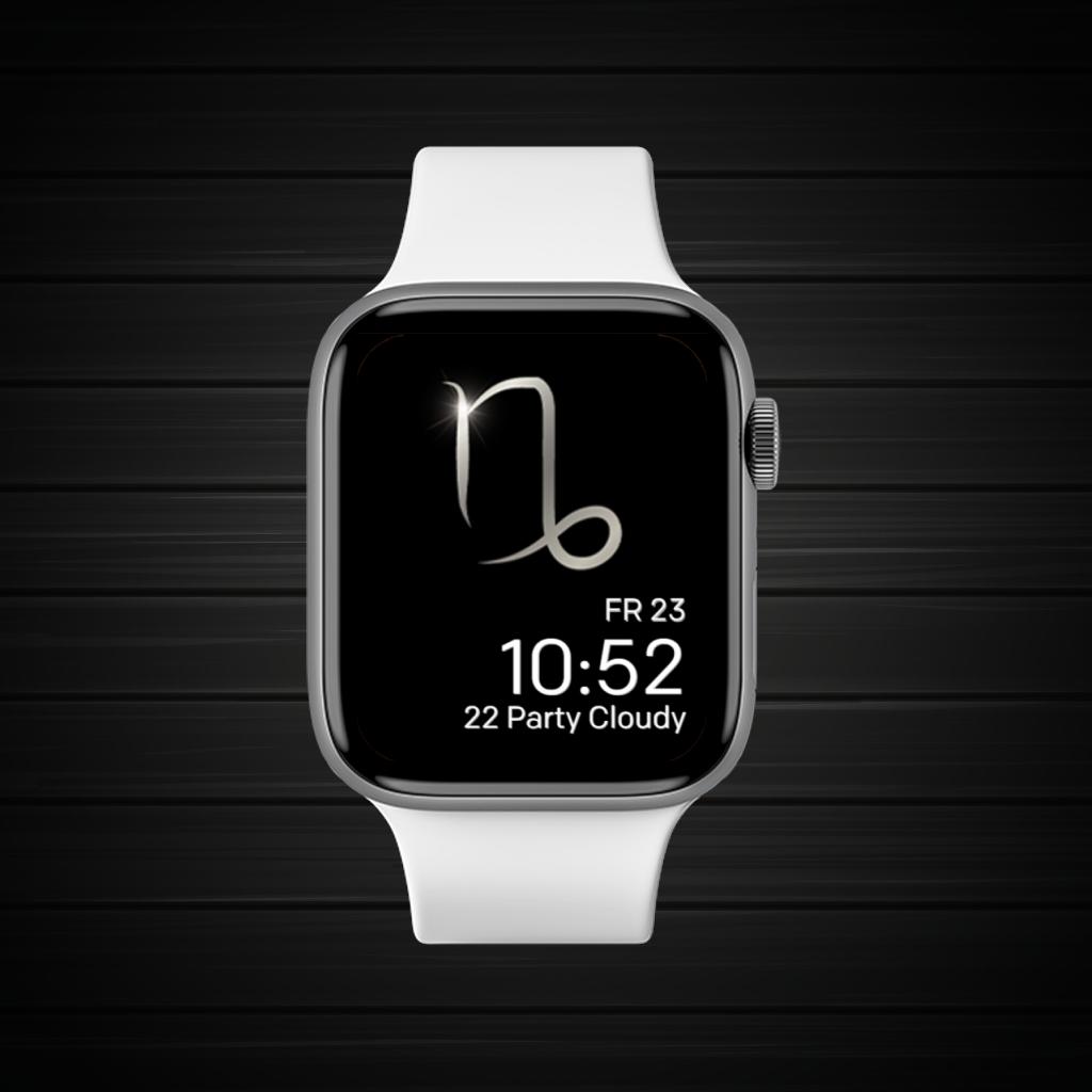 White Dark Black Capricorn 