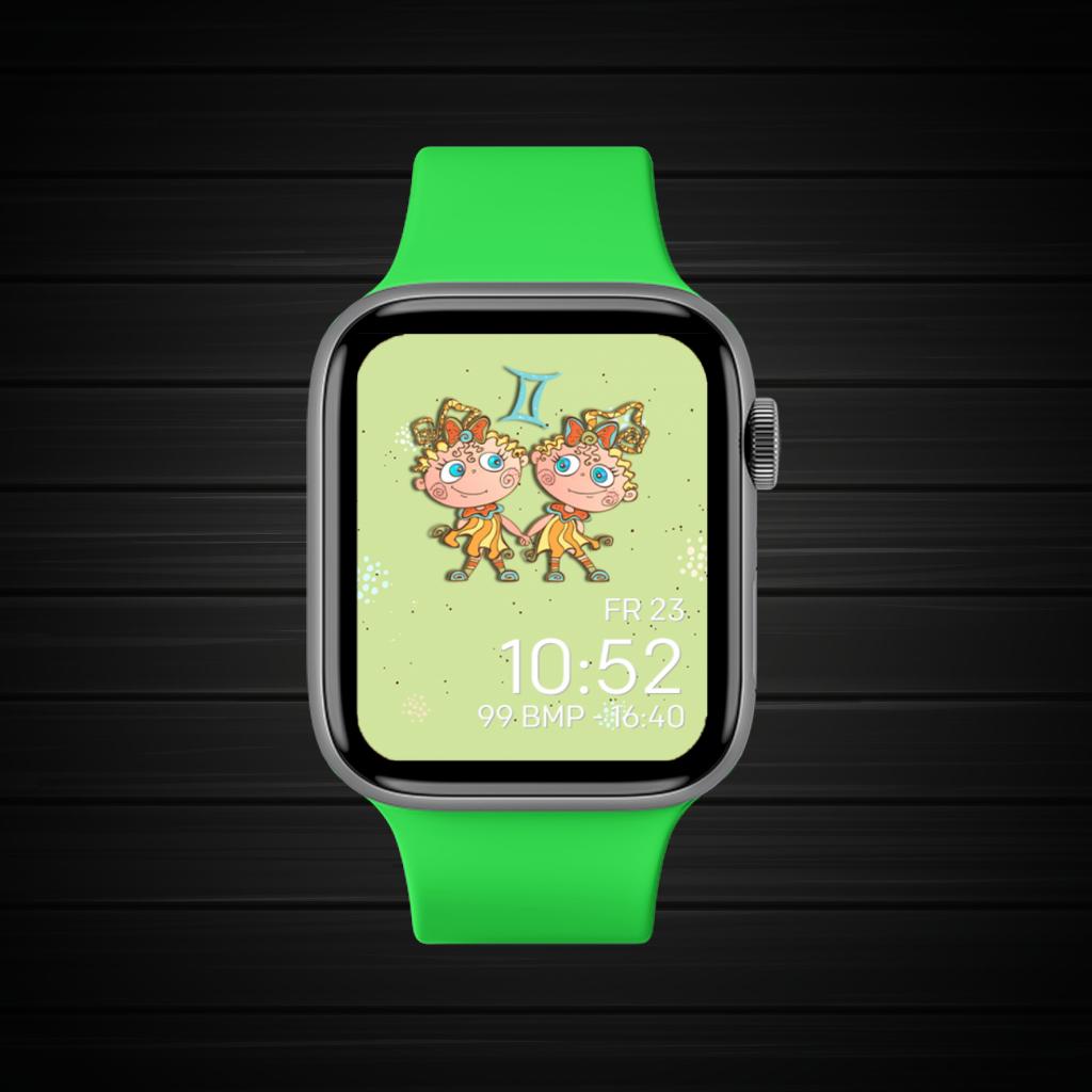 Green Gemini Light Orange 