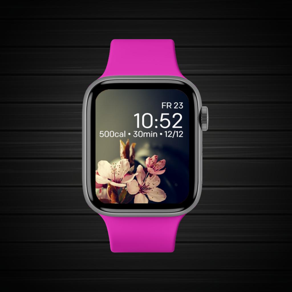 Black Dark Pink White 