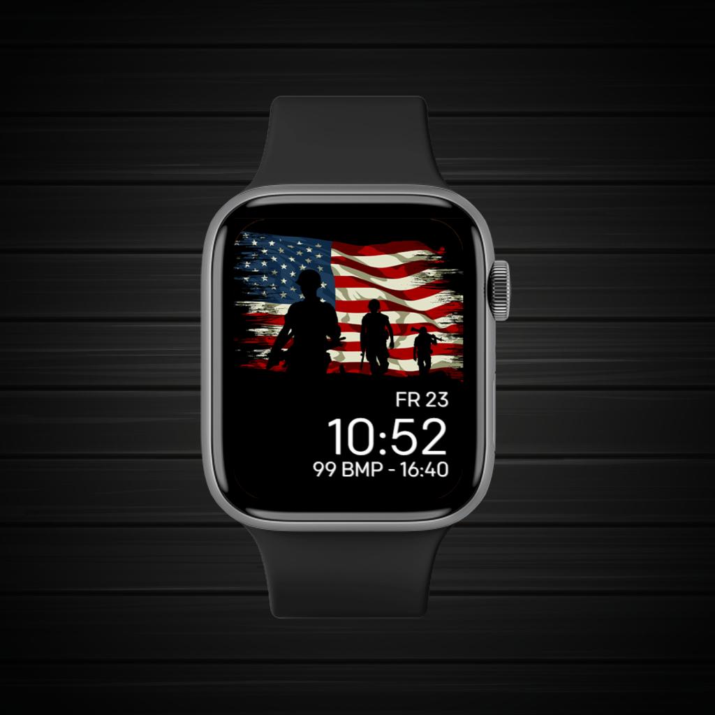 Dark Black Blue White Red 