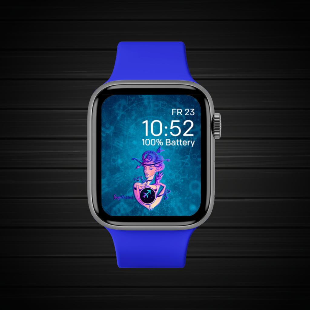 Blue Purple Sagittarius 