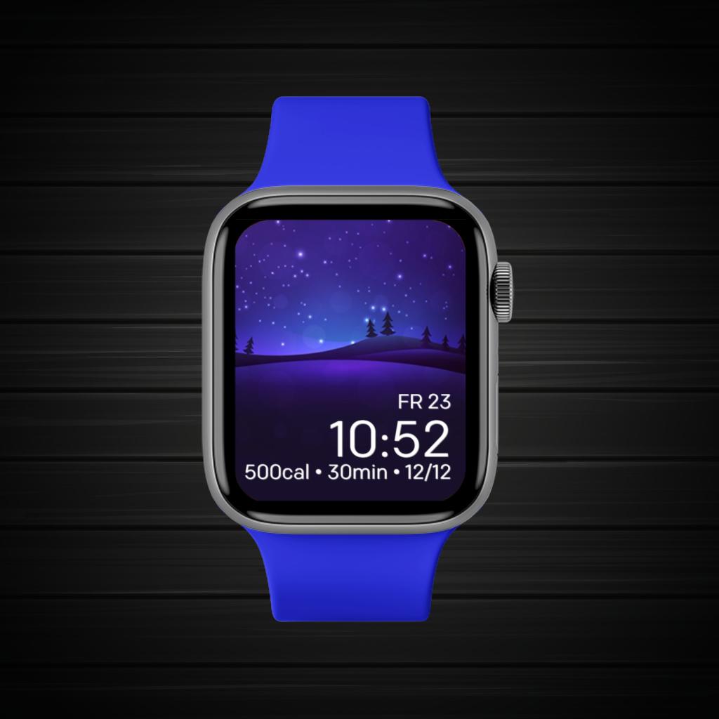 Blue Purple Black Dark 