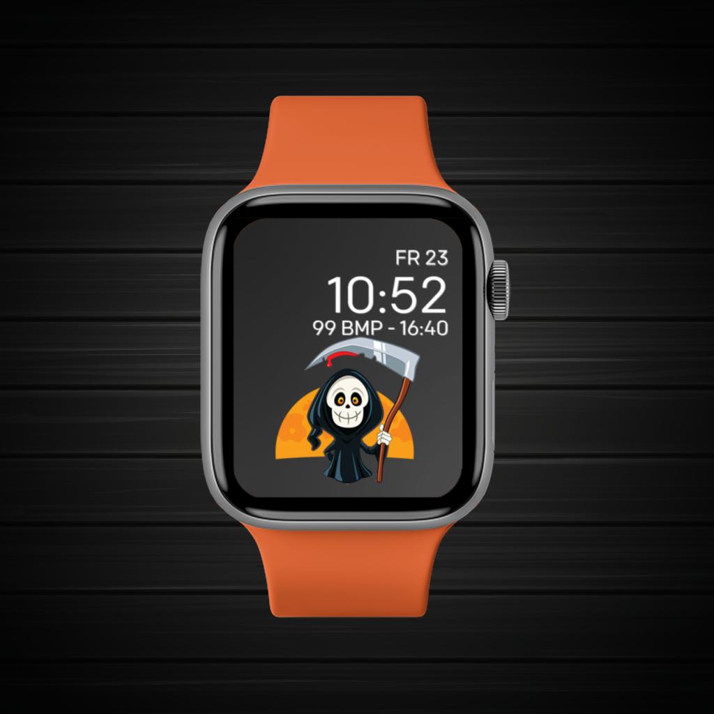 Black Orange White Dark 