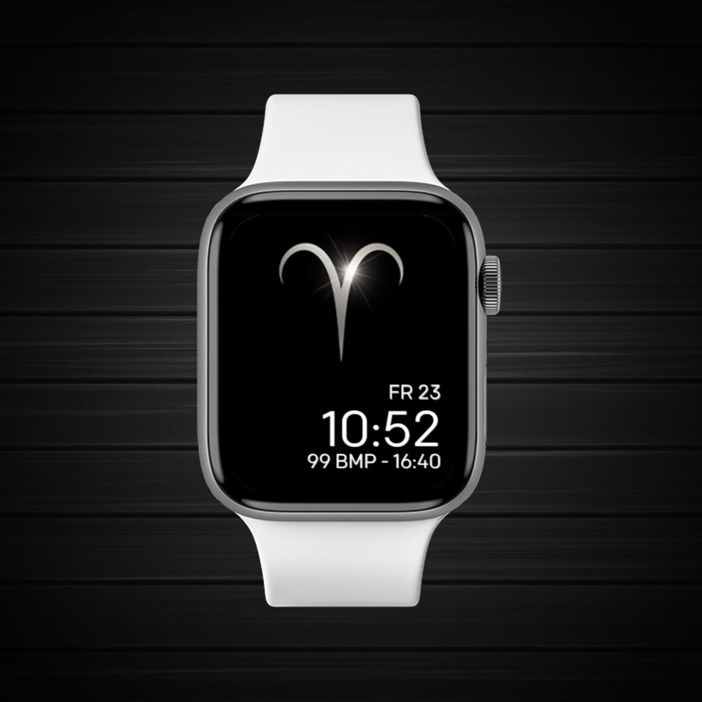 Black Dark White Aries 